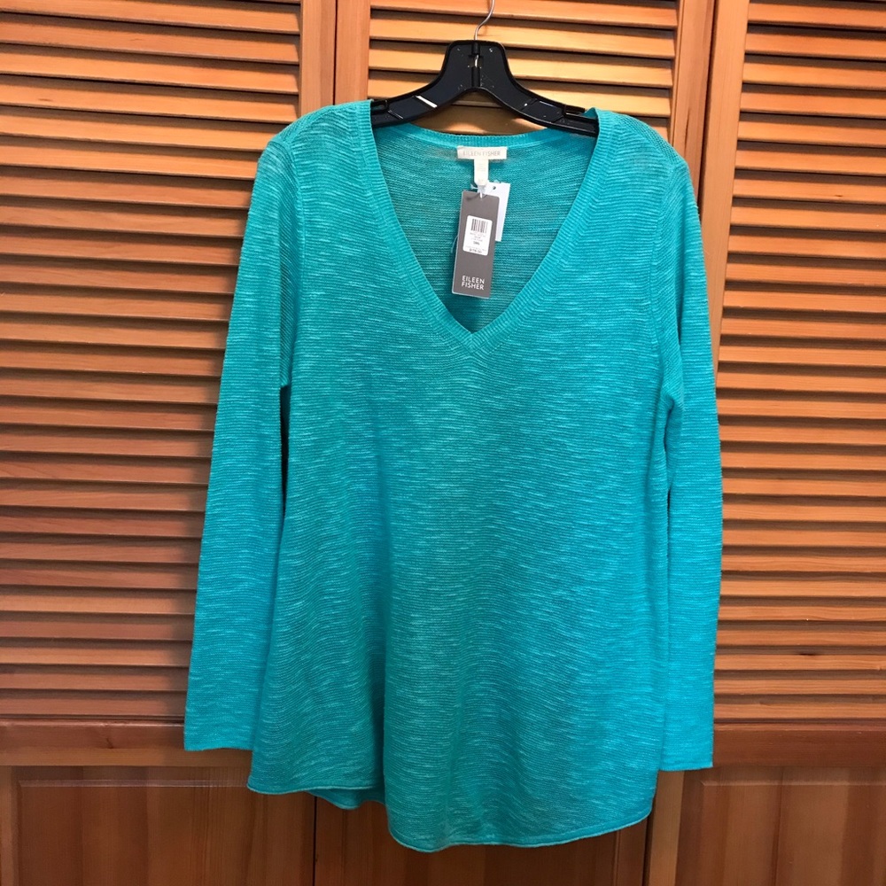 EILEEN FISHER V-Neck Sweater